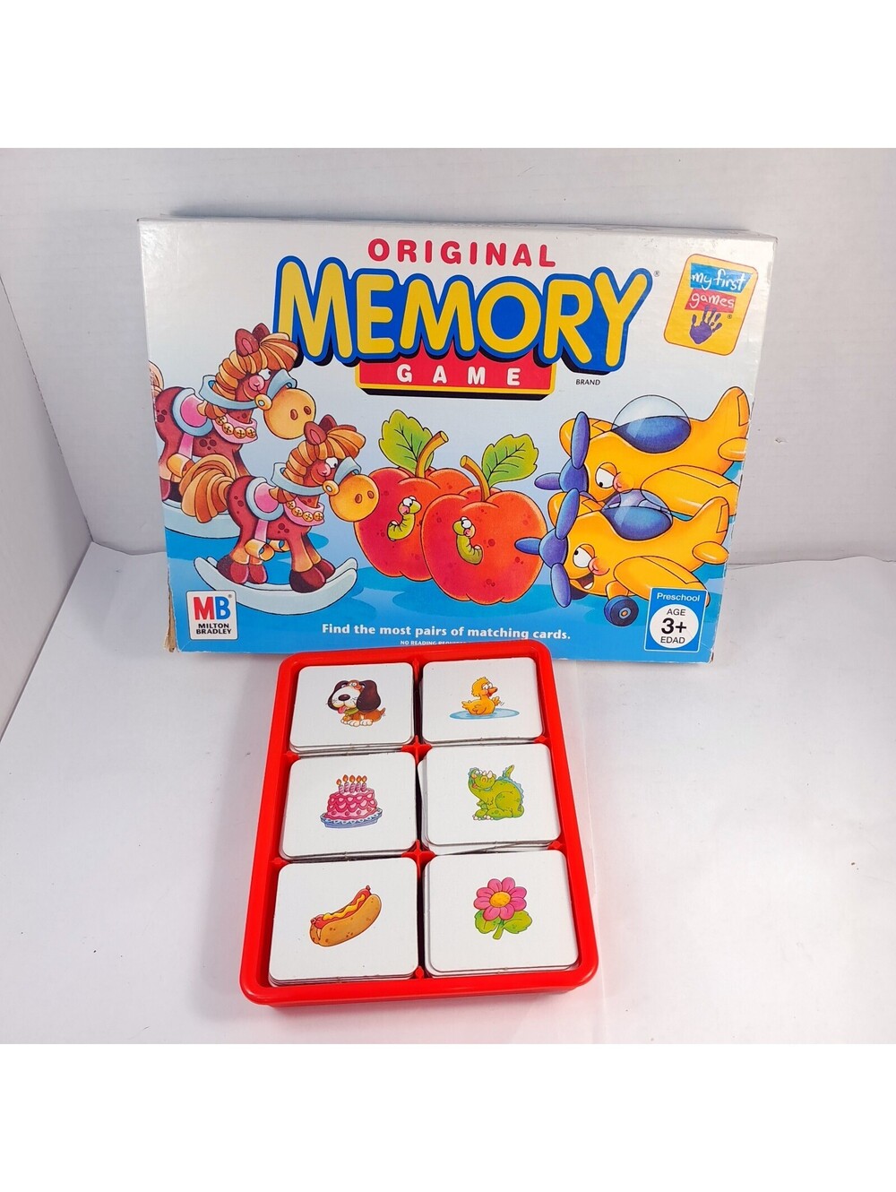 Original Memory Game Board Game Milton Bradley 2005 04664 Vintage classic READ